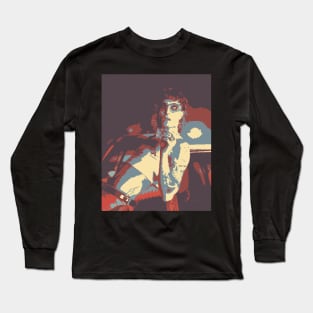 Maneskin Måneskin Damiano David Long Sleeve T-Shirt